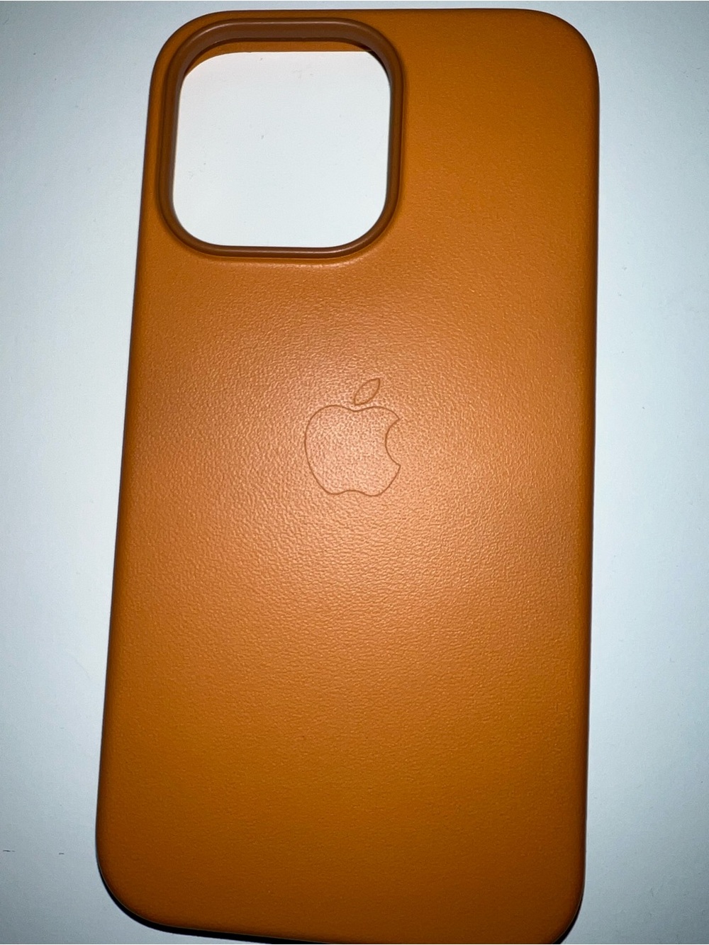 Apple Leather iPhone Case - Orange - iPhone 13 Pro (6.1)